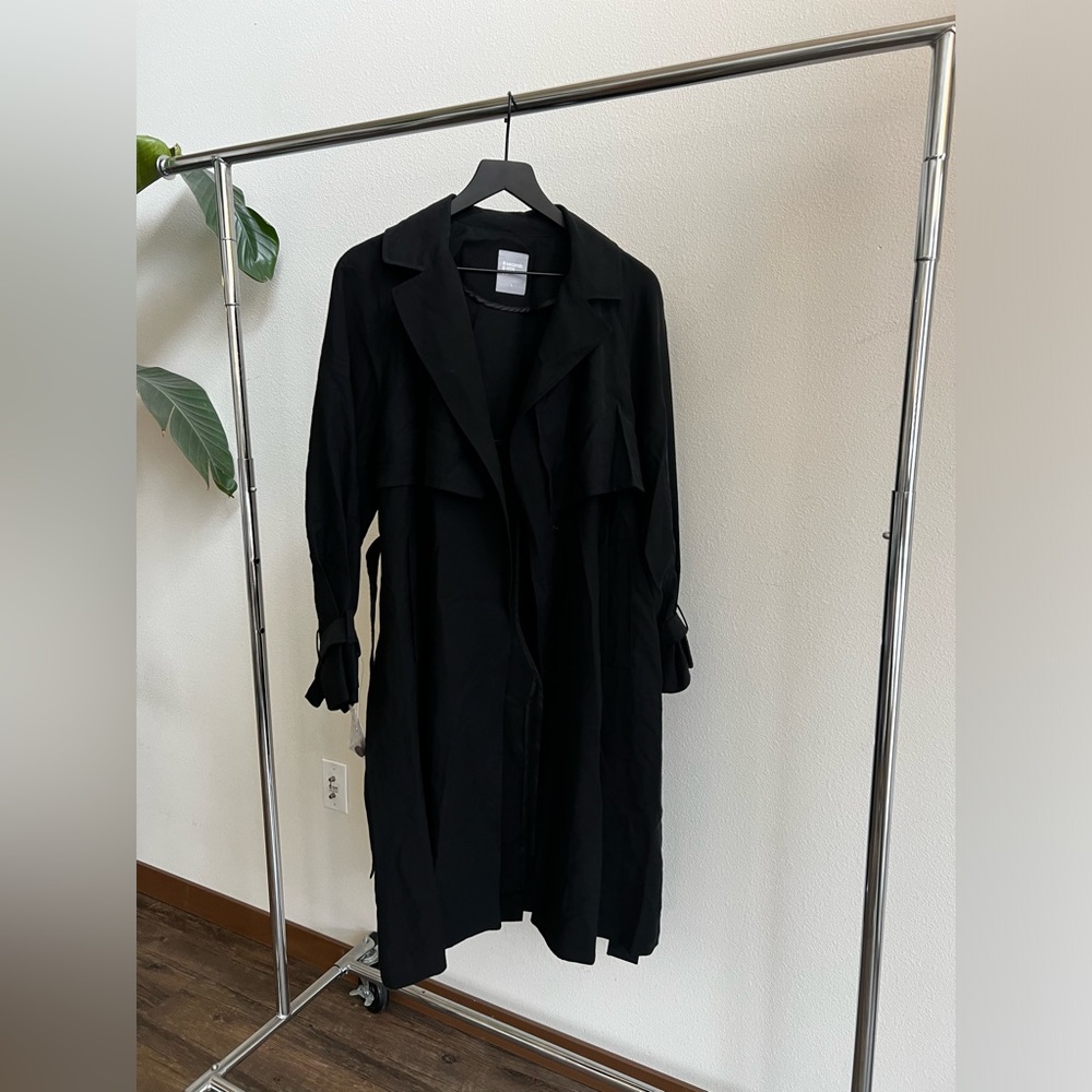 8 Seconds Korean Brand - Black Trench Coat